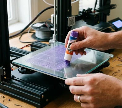 Can You Use Any Glue Stick for 3D Printing? Bed Adhesion | 3D-P.eu (AI Generated Image)