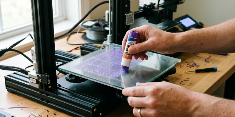 Can You Use Any Glue Stick for 3D Printing? Bed Adhesion | 3D-P.eu (AI Generated Image)