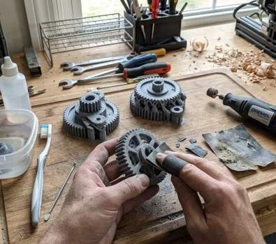 3D Printing Post-Processing — Smooth & Finish Prints | 3D-P.eu (AI Generated Image)