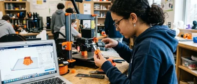 3D Printing Training Course — Master Additive Tech | 3D-P.eu (AI Generated Image)