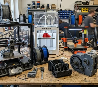 Definitive Guide to 3D Printing — Materials & Tech | 3D-P.eu (AI Generated Image)