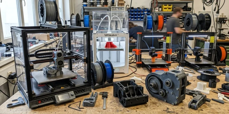 Definitive Guide to 3D Printing — Materials & Tech | 3D-P.eu (AI Generated Image)