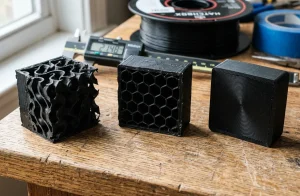 3D Print Infill Patterns — Maximize Strength & Save Filament | 3D-P.eu (AI Generated Image)