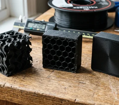 3D Print Infill Patterns — Maximize Strength & Save Filament | 3D-P.eu 3D Print Infill Patterns — Maximize Strength & Save Filament | 3D-P.eu (AI Generated Image)
