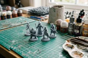 3D Print Warhammer Minis — Resin Settings & Scale | 3D-P.eu (AI Generated Image)
