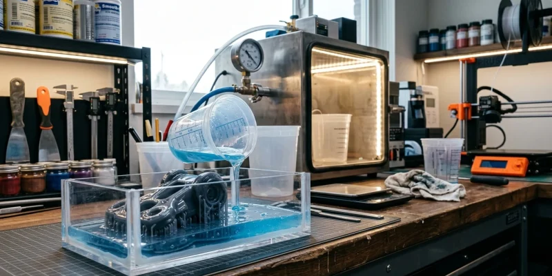 Silicon Mould Tools for 3D Printing: Complete Workflow (AI Generated Image)
